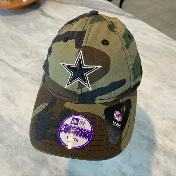 New Era Accessories - New Era NFL Cap Camouflage Ball Cap Youth ball hat metal clasp green